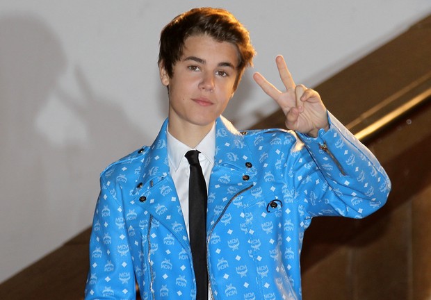 Justin Bieber no NRJ Music Awards, em Cannes, na França (Foto: AFP/ Agência)
