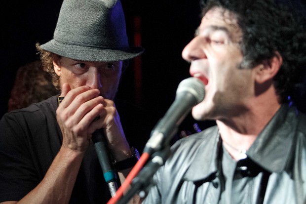 Marcello Novaes e George Israel em show no Rio (Foto: Marcos Samerson/Divulgação)