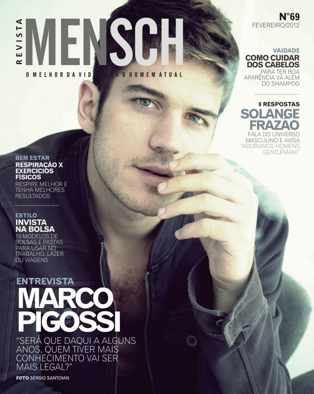 A capa com Marco Pigossi (Foto: Sérgio Santoian/Divulgação)