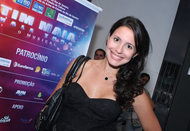 Juliana Knust no musical de Tim Maia, em teatro no Centro do Rio (Foto: Henrique Oliveira / Photo Rio News)