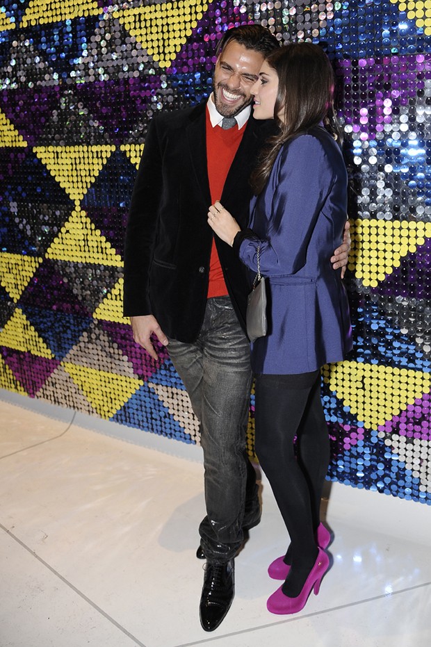 Lorenzo Martone e Amanda Setton em evento da Melissa em Nova York (Foto: Fernanda Calfat / Divulgação)