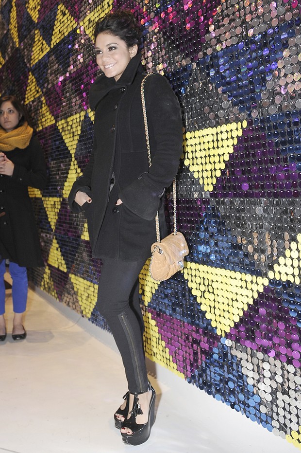 Vanessa Hudgens em evento da Melissa em Nova York (Foto: Fernanda Calfat / Divulgação)