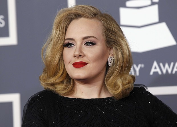 Adele no Grammy em Los Angeles, nos EUA (Foto: Reuters/ Agência)