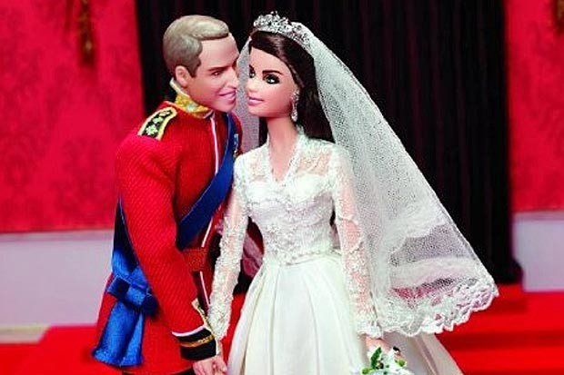 Príncipe William e Kate Middleton ganham versão de colecionador da Barbie (Foto: Reprodução)
