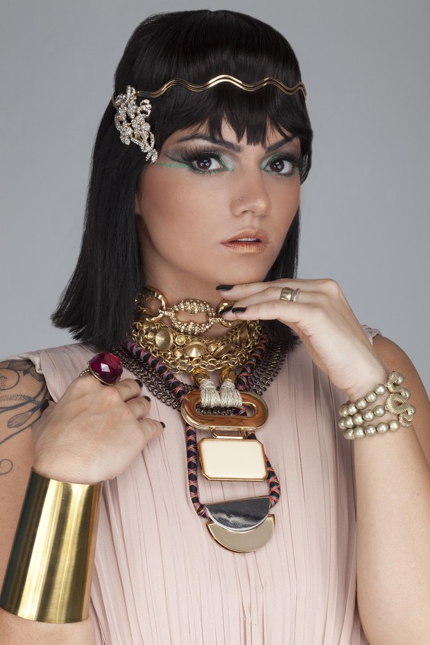 Kelly Key se veste de Cleopatra (Foto: Divulgação)