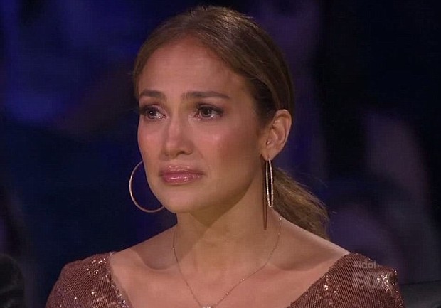 Jennifer Lopez no American Idol (Foto: Reprodução)