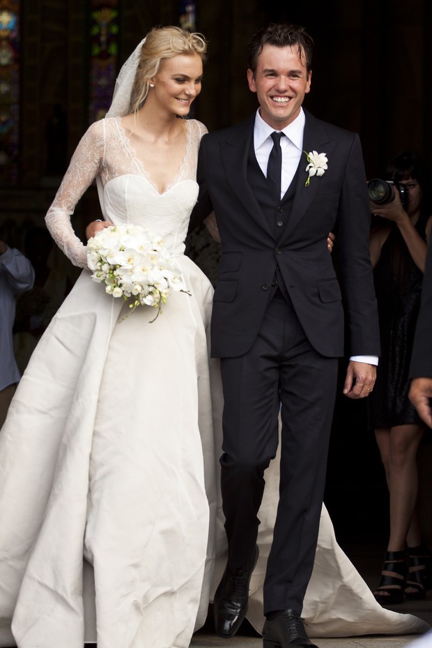 Casamento de Carol Trentini e Fabio Bartelt (Foto: Alessandro Neves e Sergio Cidade Jr / Photo Rio News)