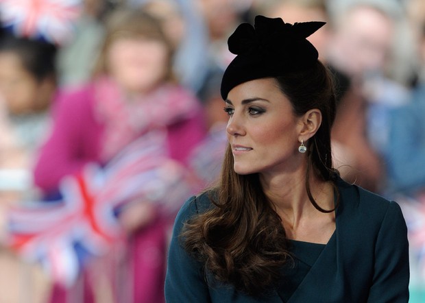 Kate Middleton em visita a Leicester, Inglaterra (Foto: Reuters)