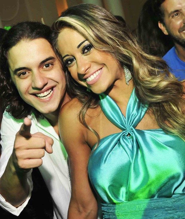 Mayra Cardi e Guilherme Boury na festa de Carol Sampaio (Foto: Ari Kaye / Divulgação)