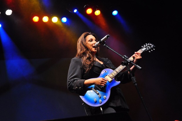 A cantora Ana Carolina durante o show 'Ensaio de Cores' (Foto: Roberto Teixeira/EGO)