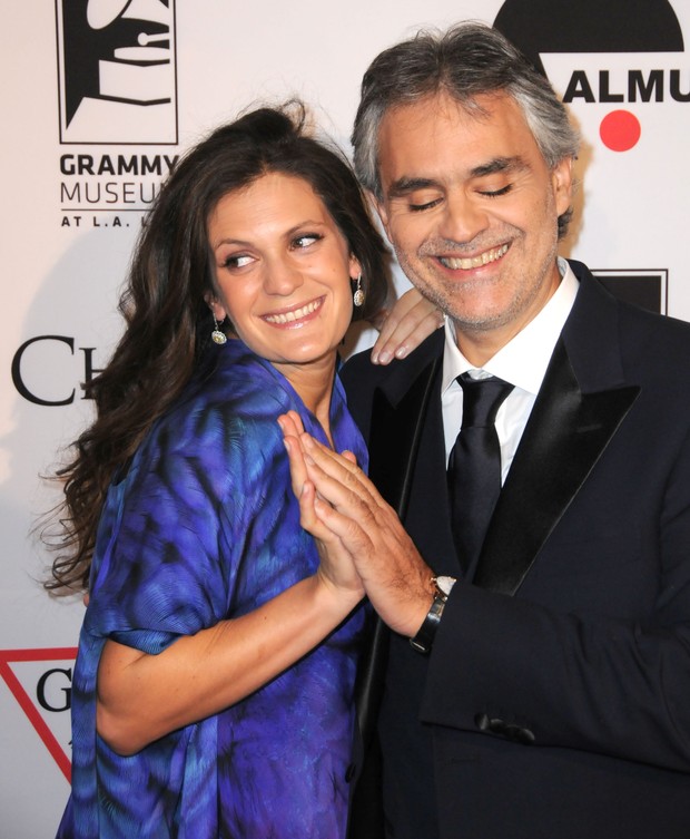 Andrea Bocelli e Veronica Berti (Foto: Getty Images/Agência)