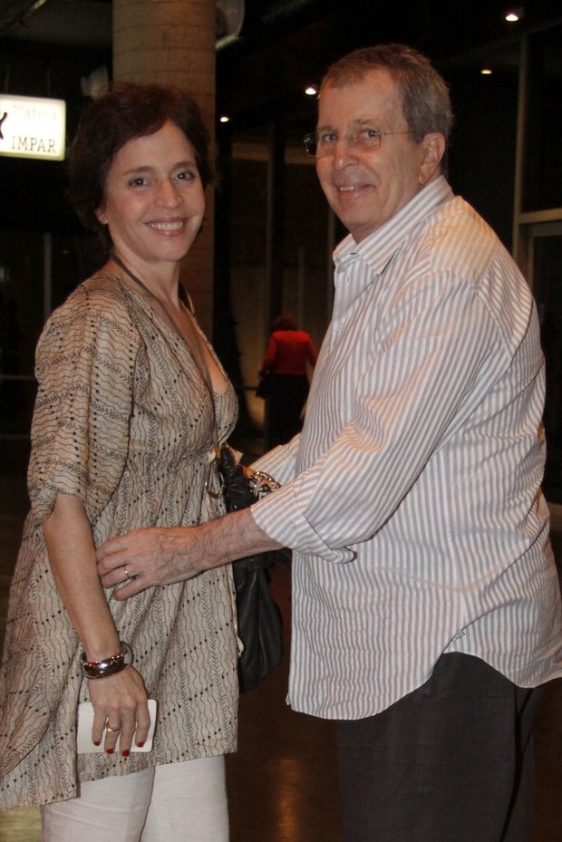 Daniel Filho e a mulher (Foto: Philippe Lima/Ag News)