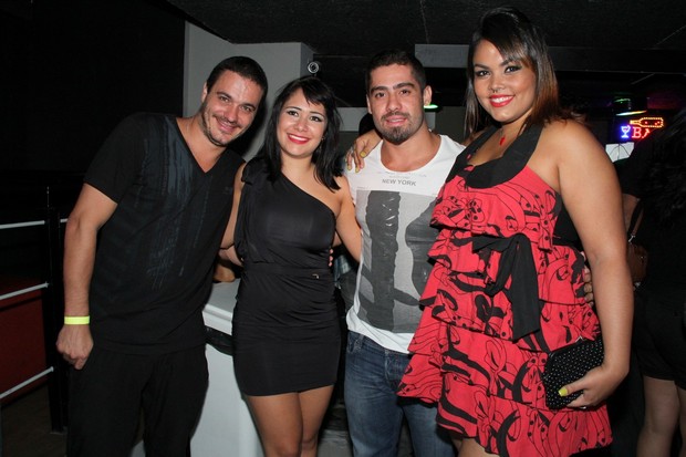 Ex-BBBs Rafa, Jakeline, Yuri e Analice  (Foto: Roberto Filho/Ag. News)