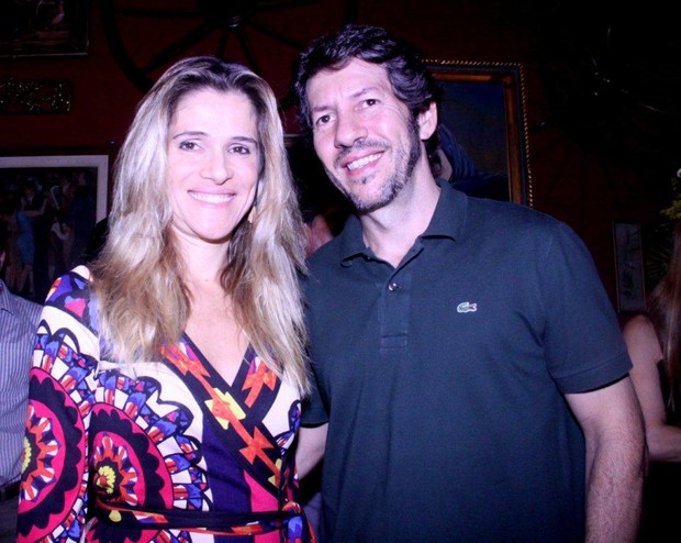 Ingrid Guimarães com o namorado, o publicitário Renê Machado, em evento no Rio (Foto: Onofre Veras/ Ag. News)