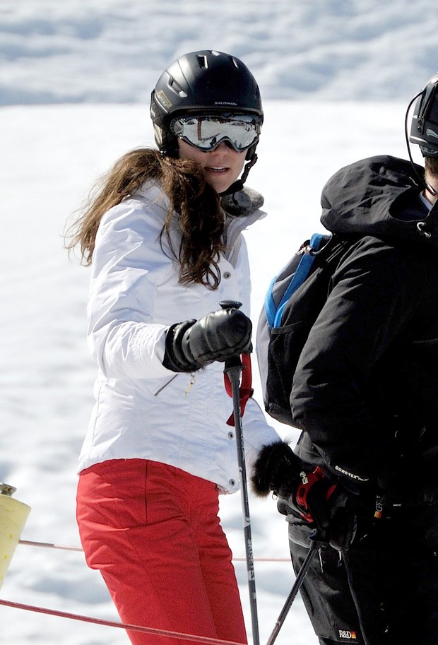 Kate Middleton curte descanso em estação de esqui de Paris (Foto: Grosby Group)