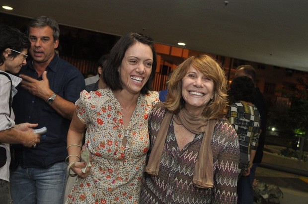 Bel Kutner e Renata Sorrah no espetáculo 'De Verdade - A Mulher Certa' (Foto: Roberto Teixeira / EGO)