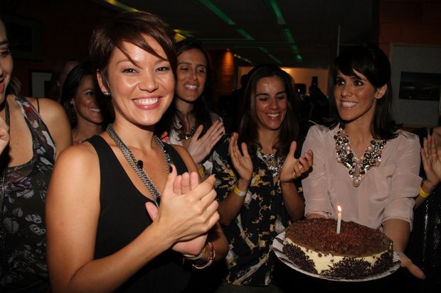 Geovanna Tominaga comemora aniversário no Rio (Foto: Daniel Delmiro/ Ag. News)
