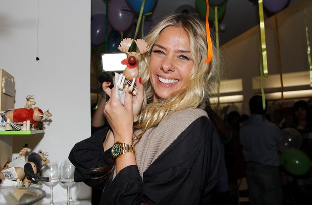 Adriane Galisteu em evento em shopping em São Paulo (Foto: Milene Cardoso / AgNews)