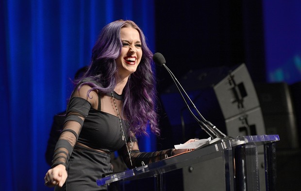 Katy Perry em prêmio de música em Los Angeles, nos Estados Unidos (Foto: Getty Images/ Agência)