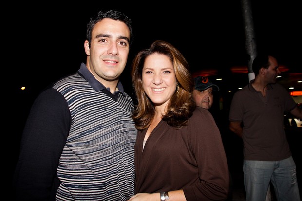 Fernando Sita e Christiane Pelajo em festa em São Paulo (Foto: Milene Cardoso/ Ag. News)