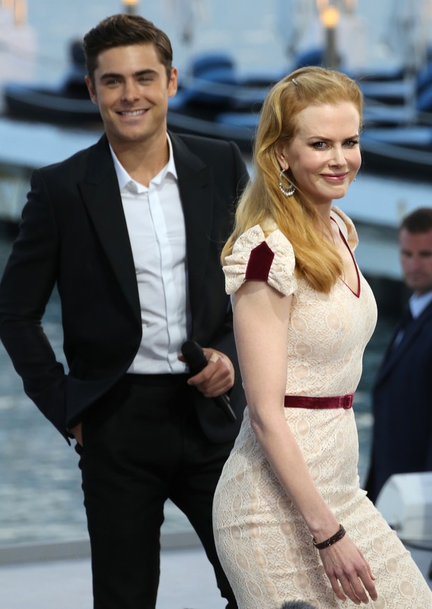 Zac Efron e Nicole Kidman divulgam o filme "The Paperboy" em Cannes (Foto: AFP/Agência)