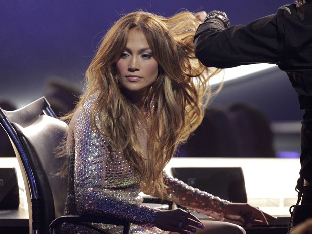 Jennifer Lopez na final da 11ª temporada do ‘American Idol’ em Los Angeles, nos Estados Unidos (Foto: Reuters/ Agência)