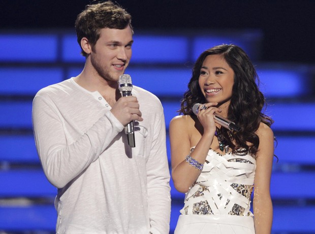 Phillip Phillips e Jessica Sanchez, finalistas da 11ª edição do 'American Idol' (Foto: Reuters/ Agência)