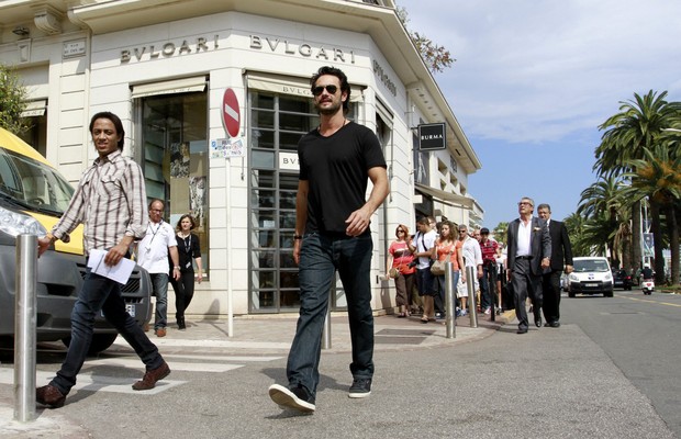 Rodrigo Santoro em Cannes (Foto: Felipe Panfili/AgNews)