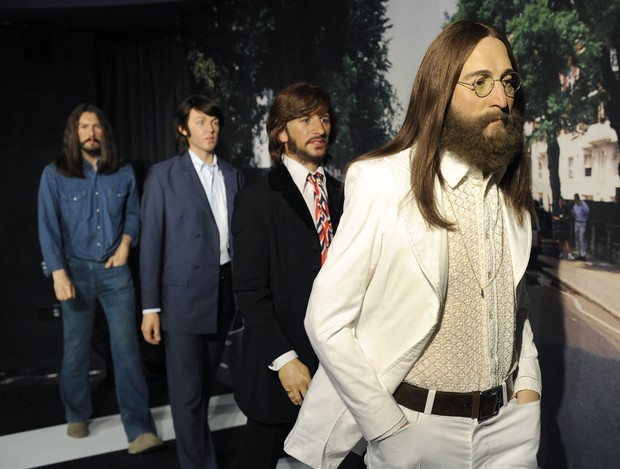 Beatles no museu de cera de Nova York (Foto: AFP)