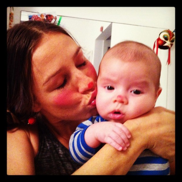 Luana Piovani posta foto com o filho, Dom (Foto: Twitter / Reprodução)