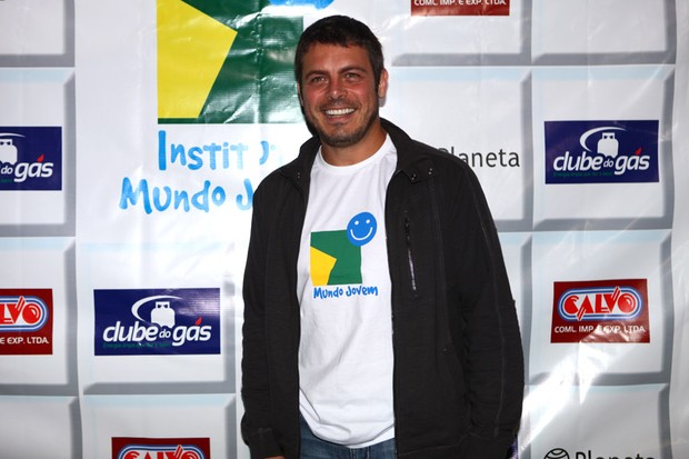 Luigi Baricelli em evento beneficente em São Paulo (Foto: Iwi Onodera/ EGO)