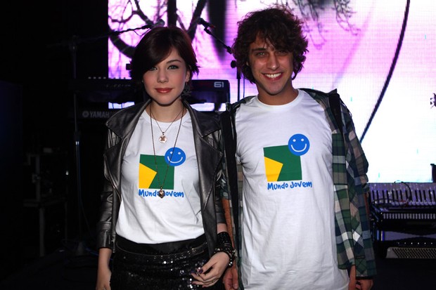 Ronny Kriwat e Bia Arantes em evento beneficente em São Paulo (Foto: Iwi Onodera/ EGO)
