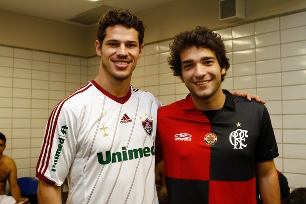 José Loreto e Humberto Carrão (Foto: Globo Rio)