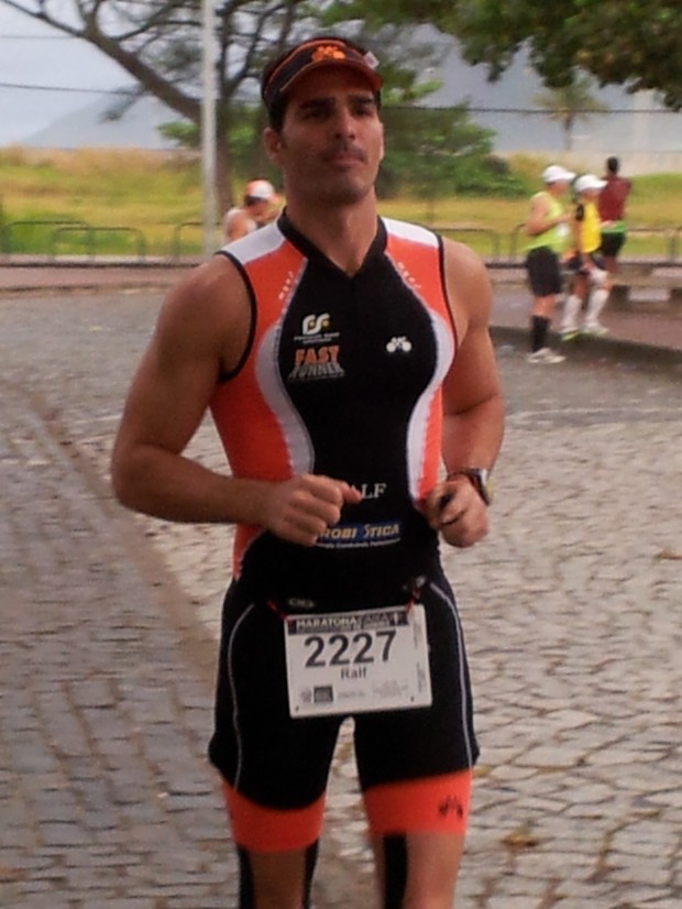 Ex- BBB Ralf na Maratona do Rio (Foto: Divulgação)