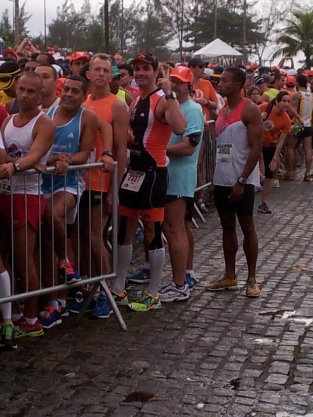 Ex- BBB Ralf na Maratona do Rio (Foto: Divulgação)