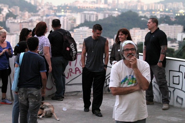 Colin Farrell no Rio (Foto: André Freitas, Delson Silva e Gabriel Reis / AgNews)