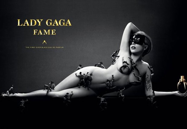 Lady Gaga em campanha de perfume (Foto: Reprodução)