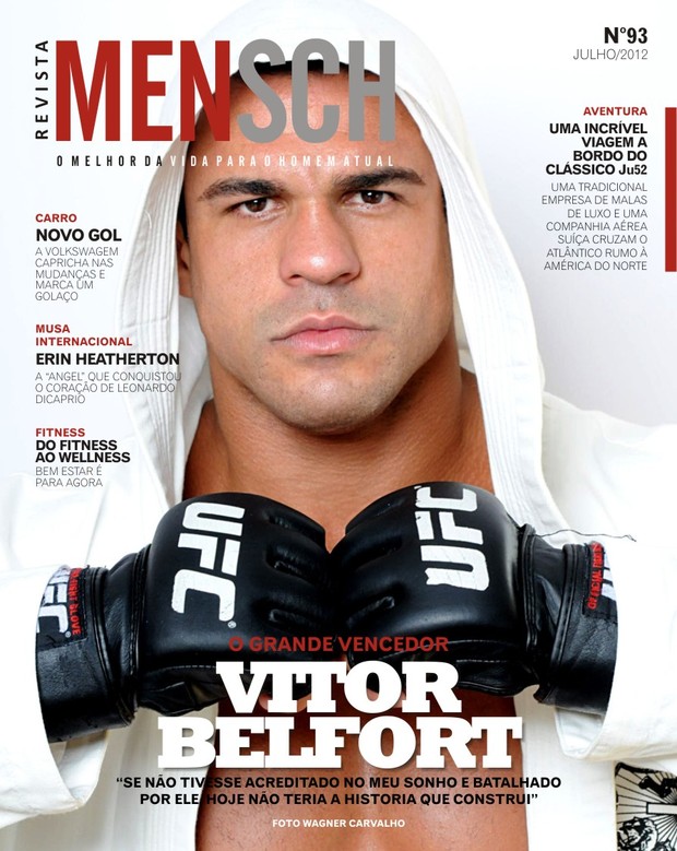 Vitor Belfort na revista MENSCH (Foto: Wagner Carvalho/Revista MENSCH)