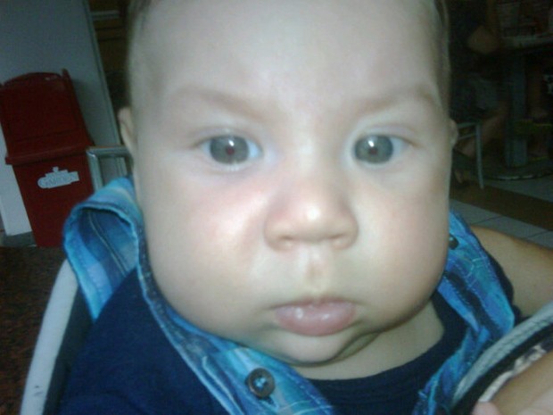 Priscila Pires posta foto do filho, Gabriel (Foto: Twitter / Reprodução)