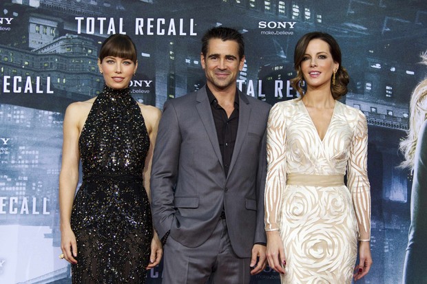 Jessica Biel, Colin Farrel e Kate Beckinsale (Foto: Agência/ Reuters)