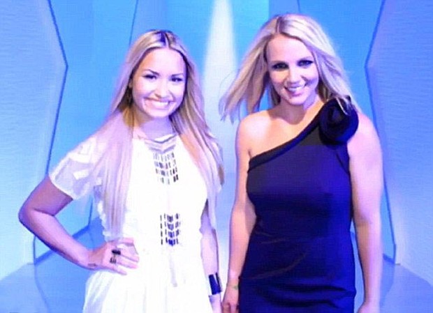 Demi Lovato e Britney Spears, novas juradas do 'X Factor' (Foto: Fox)