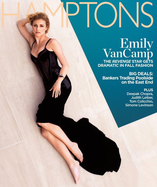 Atriz Emily VanCamp posa para a revista "Hamptons" (Foto: Divulgação / Revista 'Hamptons')