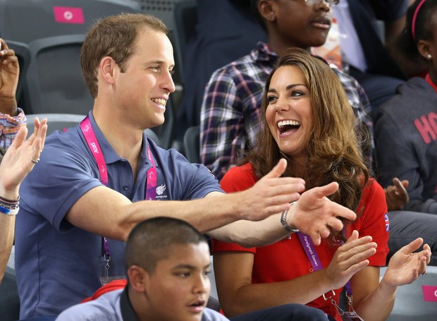 Príncipe William e Kate Middleton durante Jogos Paralímpicos (Foto: Getty Images)