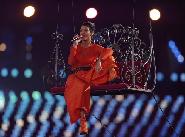 Rihanna se apresenta no encerramento das Paralímpiadas (Foto: Reuters / Agência)