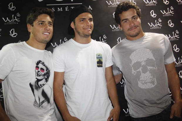 Daniel Rocha, Bruno Gissoni e Thiago Martins (Foto: Leonardo Franco/PhotoRioNews)