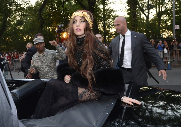 Lady Gaga lança perfume em Nova York, nos EUA (Foto: Kevin Mazur/ Getty Images/ Agência)
