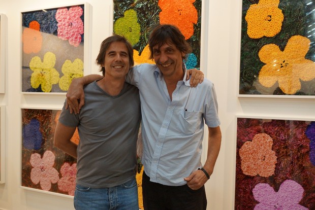Walter Salles e Eduardo Bueno na ArtRio (Foto: OZ / Divulgação)