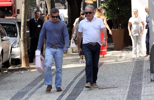 Luciano Huck e Otávio Mesquita (Foto: J.Humberto / AgNews)