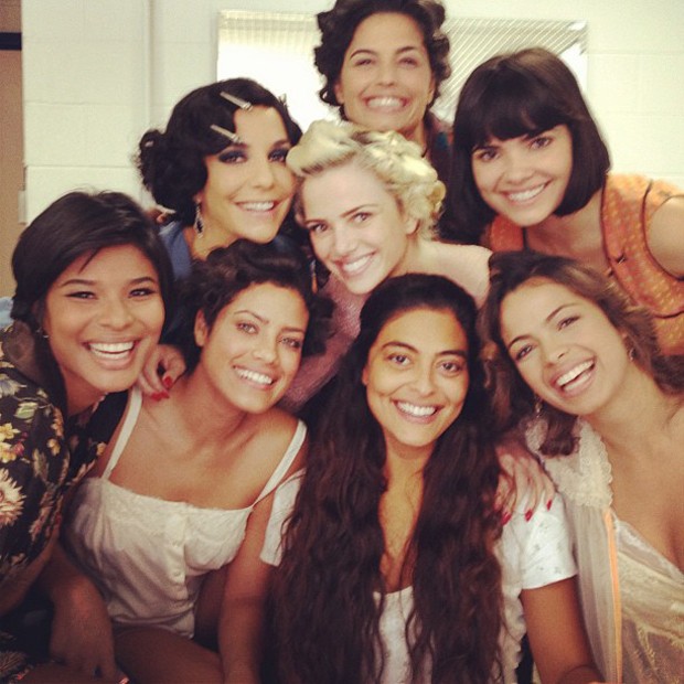 Ivete Sangalo nos bastidores de 'Gabriela' (Foto: Instagram / Reprodução)