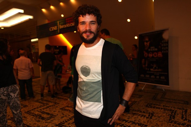Daniel Oliveira na estréia do filme 'Boca' (Foto: Iwi Onodera/ EGO)